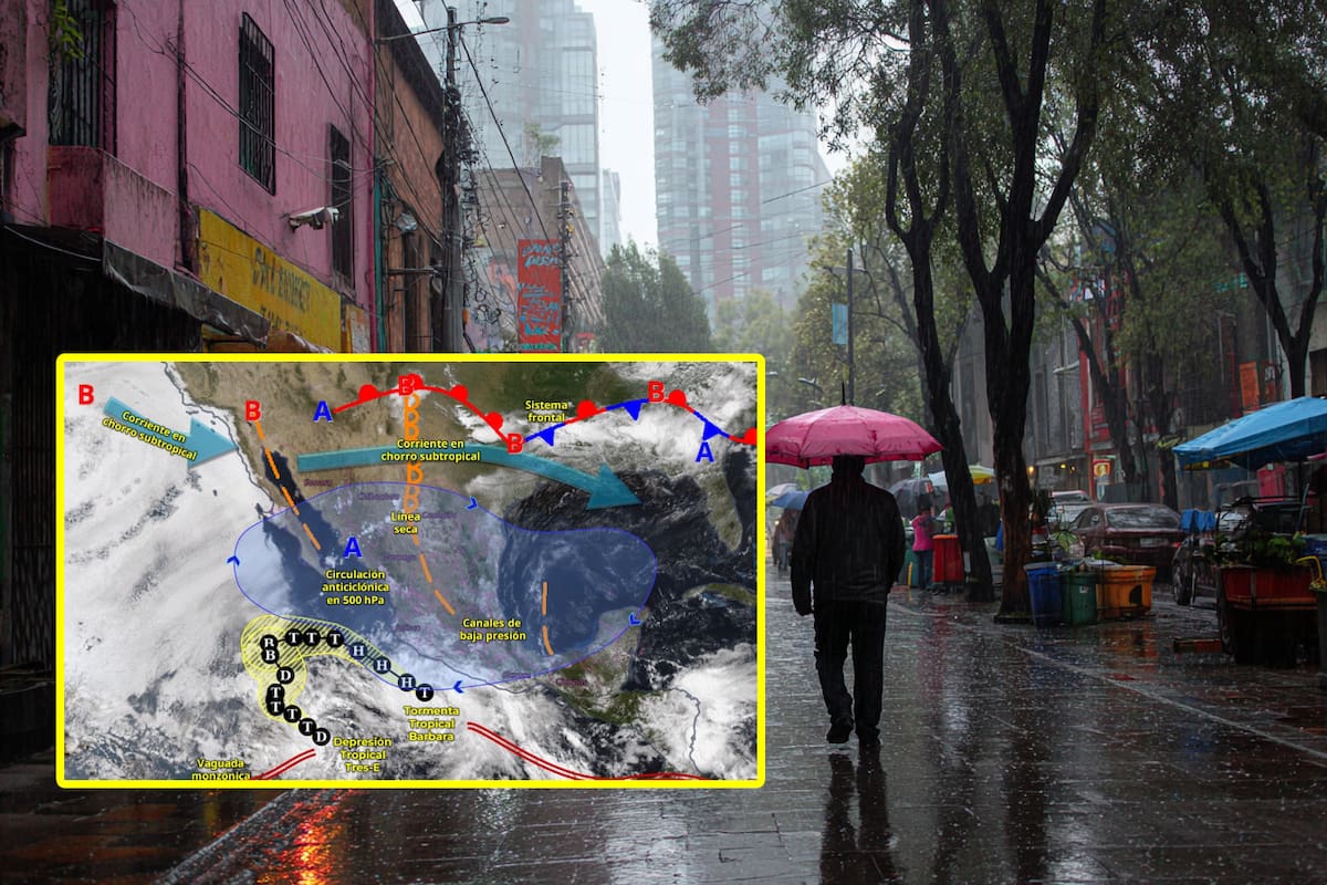 SMN emite alerta por Barbara y Cosme: Ambos ciclones tropicales podrían interactuar, formando un solo sistema el jueves