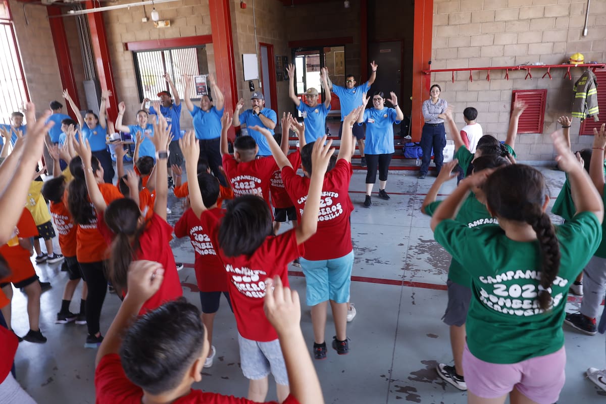 Arranca el campamento “El mejor bombero eres tú” con 180 niños en sus tres estaciones en Hermosillo