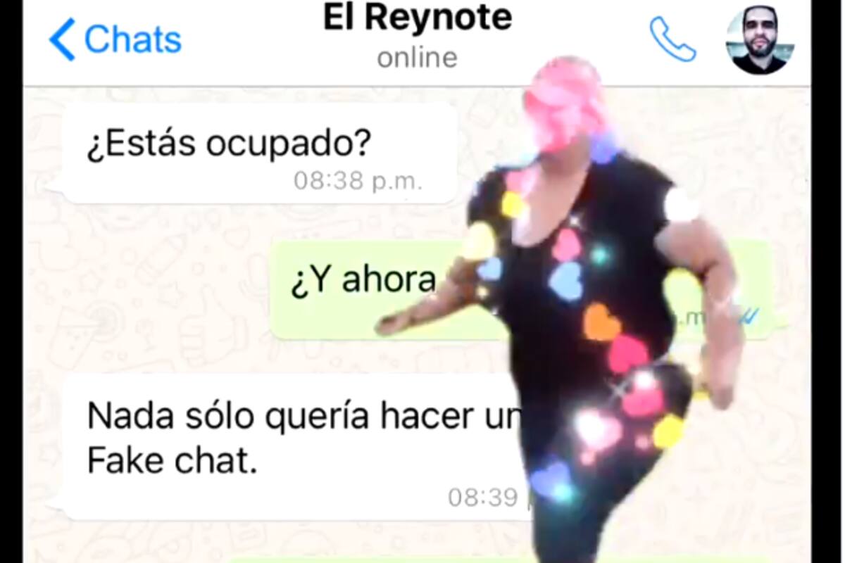 "Tan fácil que es hacer un fake chat": Acusan a La Reinota de inventar conversación de WhatsApp