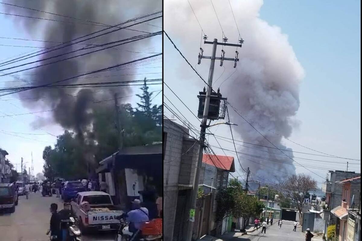 Reportan explosión en fábrica de cera para pirotecnia