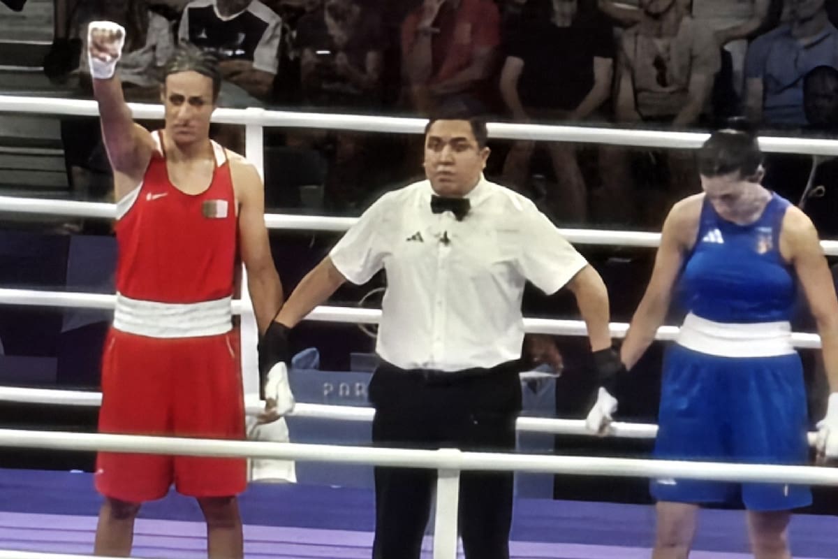 París 2024: Boxeadora abandona su pelea tras no soportar los golpes de Imane Khelif