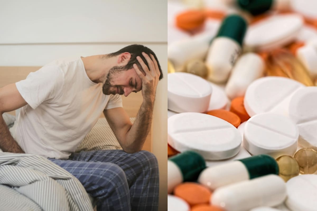 ¿Qué pasa si un hombre toma una pastilla para el dolor de cólicos?