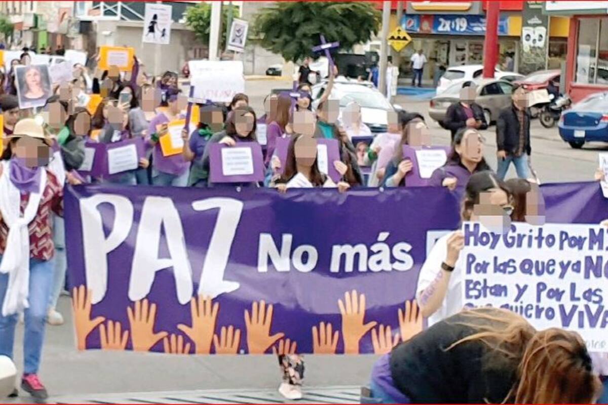 Marchan mujeres en Cajeme y Nogales; piden seguridad