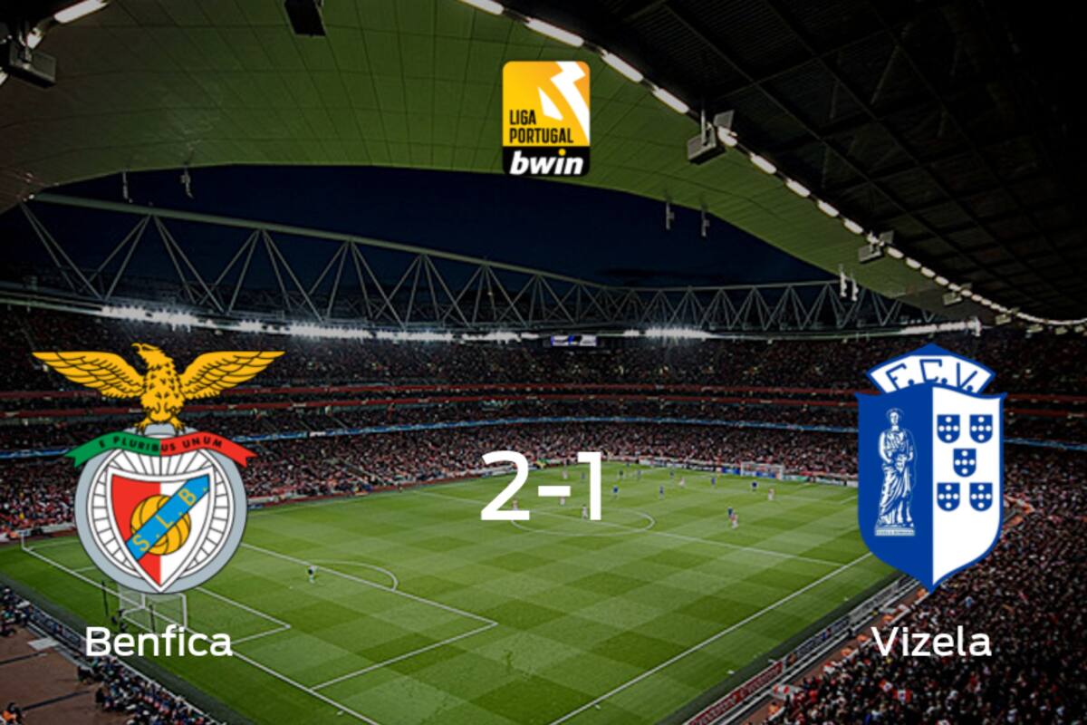 Benfica se queda con la victoria frente a Vizela (2-1)