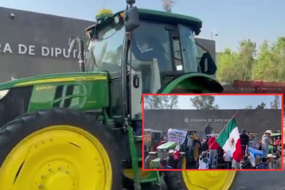 Caravanas, bloqueos y protesta campesina en cinco estados: productores se movilizan ante inminente discusión de la nueva Ley General de Aguas