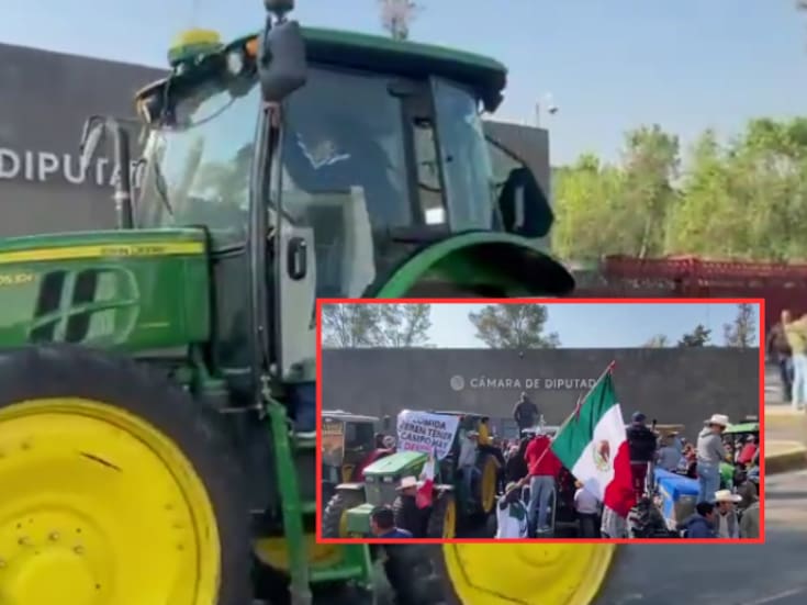 Caravanas, bloqueos y protesta campesina en cinco estados: productores se movilizan ante inminente discusión de la nueva Ley General de Aguas