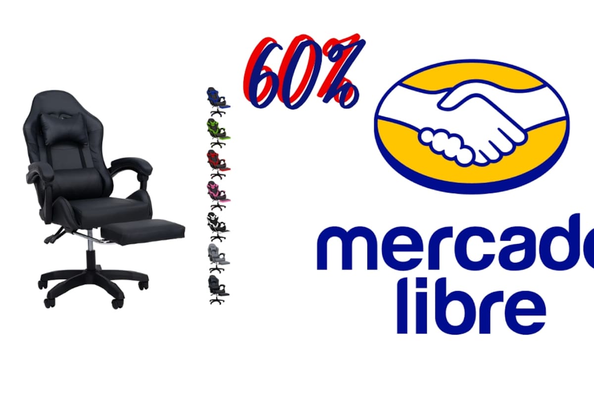 Ofertas en Mercado Libre: silla gamer con 60% de descuento