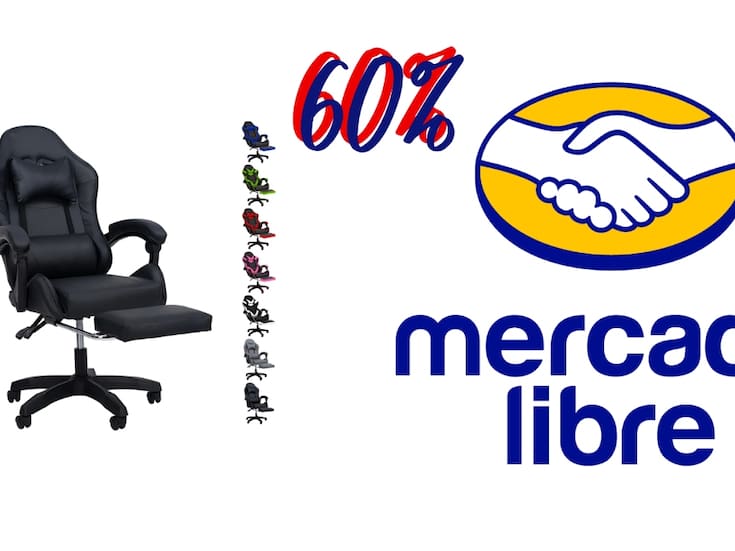Ofertas en Mercado Libre: silla gamer con 60% de descuento