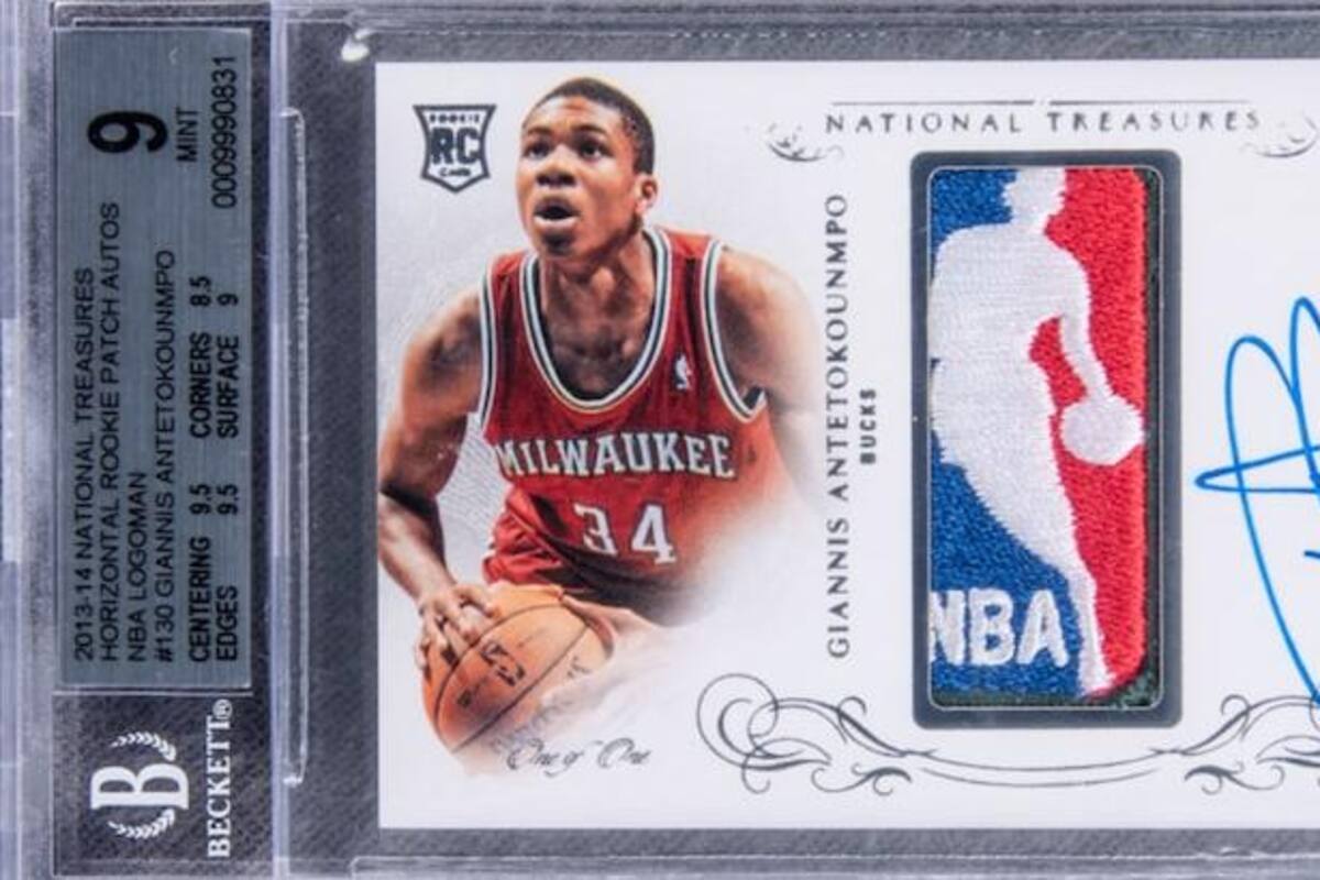 Tarjeta de Antetokoumpo rompe récord al ser vendida en 1.82 MDD