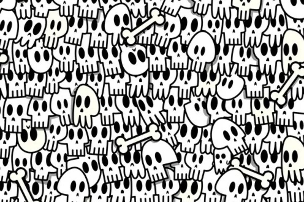 Reto Visual: Encuentra al fantasma entre todos los esqueletos