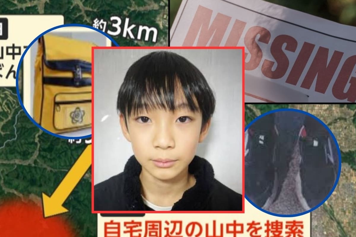 Un niño de 11 años desapareció en Kioto, Japón, tras ser dejado por su padre en la escuela, sin embargo, ninguna cámara de seguridad captó su llegada y hasta la fecha solo han localizado su mochila y el posible calzado que utilizó la última vez que fue visto