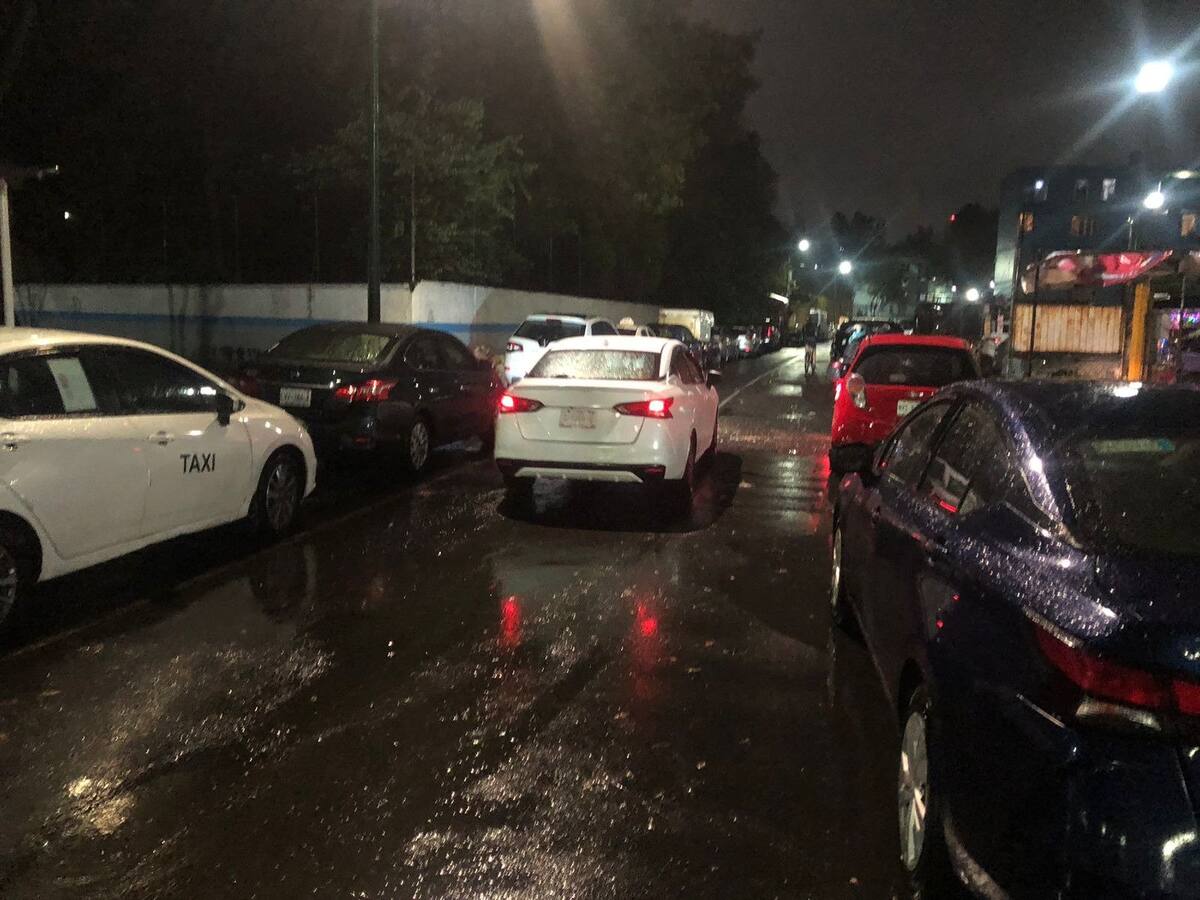 Lluvias en la CDMX. Foto: @SEGIAGUA.