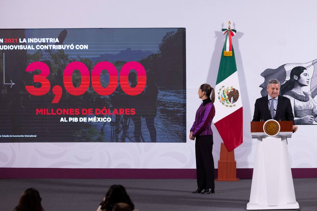Netflix anuncia inversión en México durante la "Mañanera del Pueblo", encabezado por la presidenta Claudia Sheinbaum. | Crédito: Presidencia