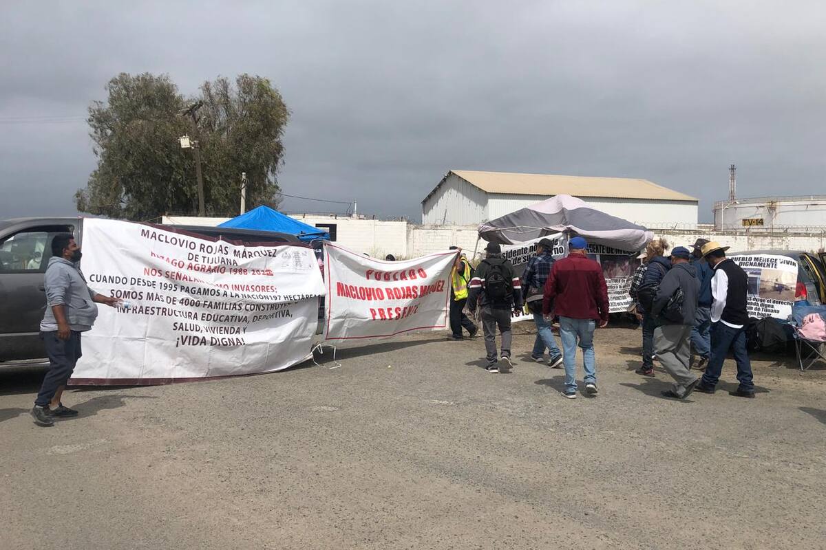 Plantón de colonos del Maclovio Rojas podría extenderse una semana