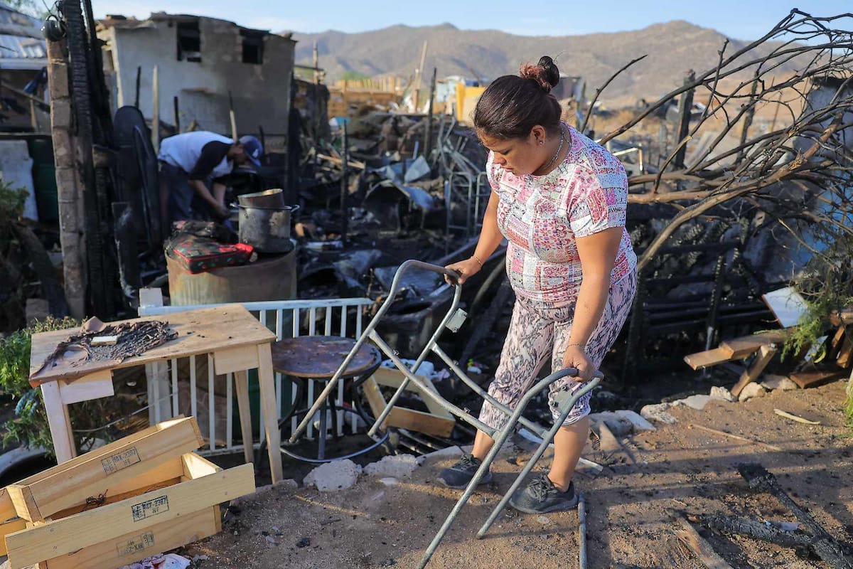 Verónica Lizeth Gamez pide ayuda después de un incendio que acabó con su casa y sus pertenencias