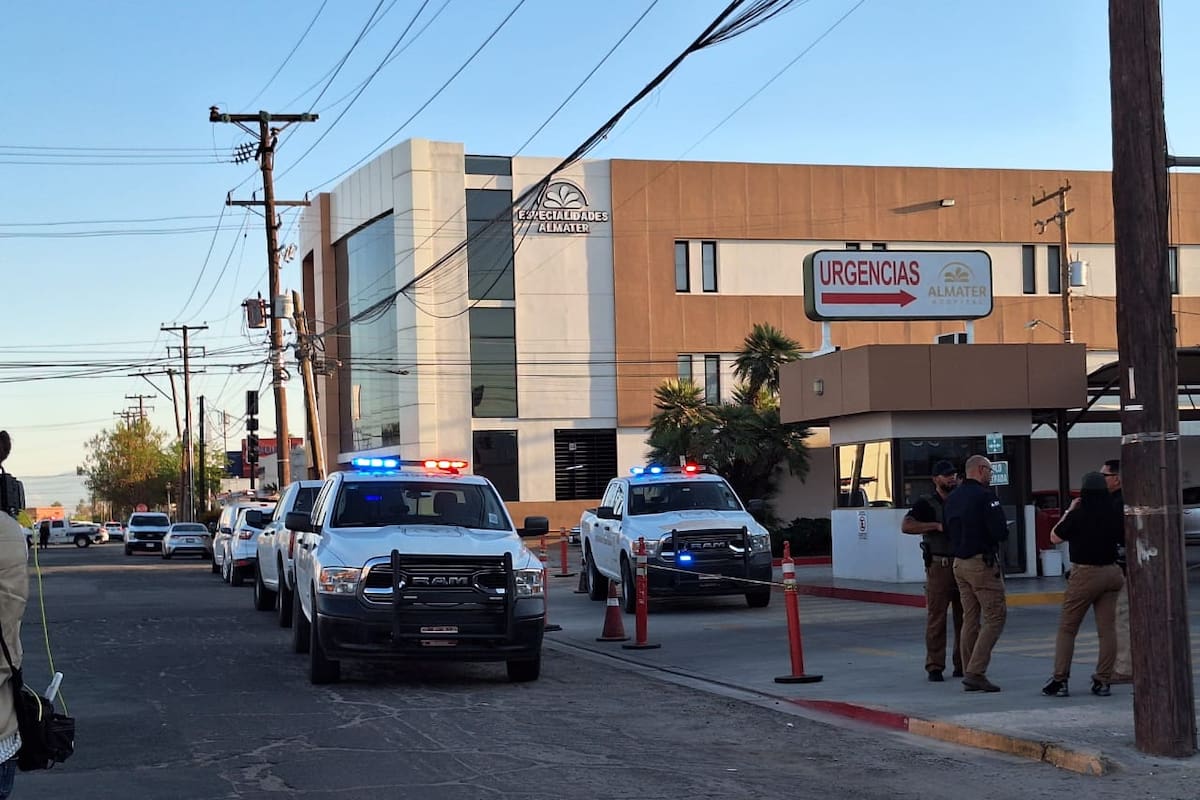 Reportan dos agentes estatales heridos en balacera en el Valle de Mexicali