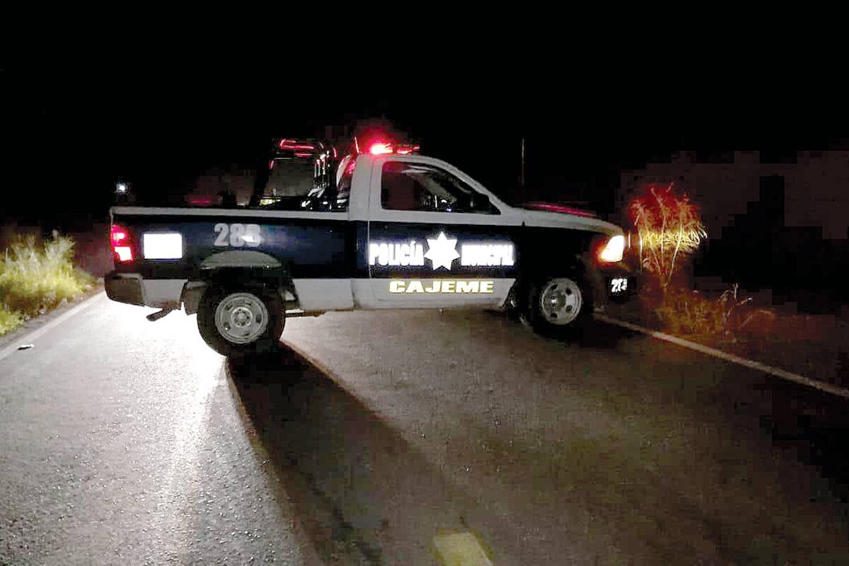 Localizan cuerpo en el Valle del Yaqui