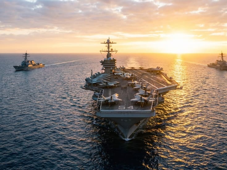 El portaaviones nuclear USS Abraham Lincoln llega a las costas de Medio Oriente por orden directa de Donald Trump para frenar las amenazas de Irán y asegurar la estabilidad de las rutas comerciales en el Mar Arábigo