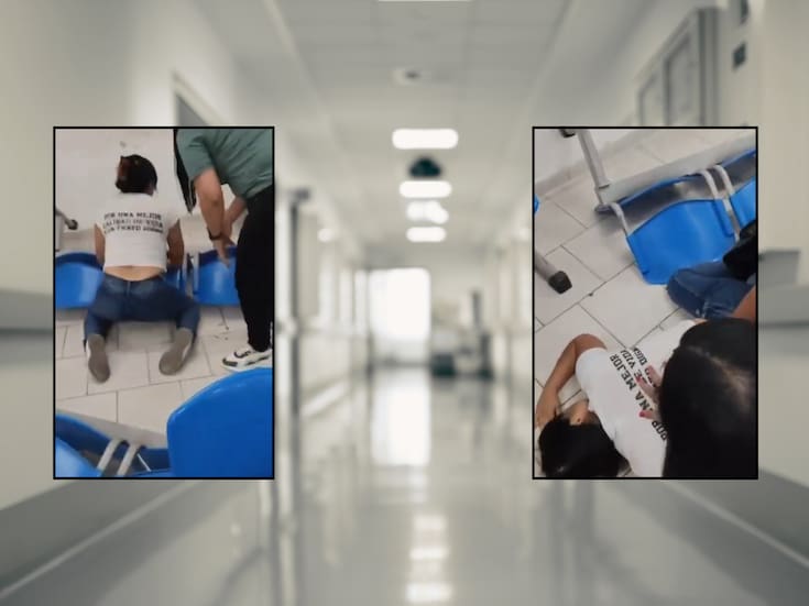 Madre lloró, gritó y aventó sillas en un hospital por la falta de medicamentos para su hijo; así fue captada en video y esto es lo que se sabe del caso