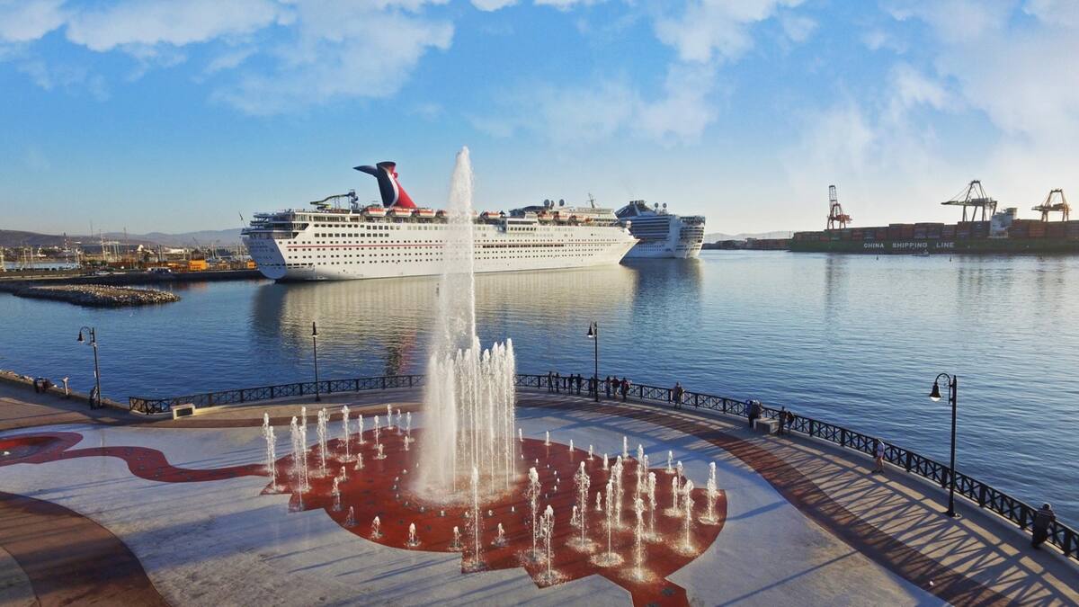 Aumentaron los pasajeros en crucero un 25% en el puerto de Ensenada durante los primeros meses del 2025. Foto: Cortesía