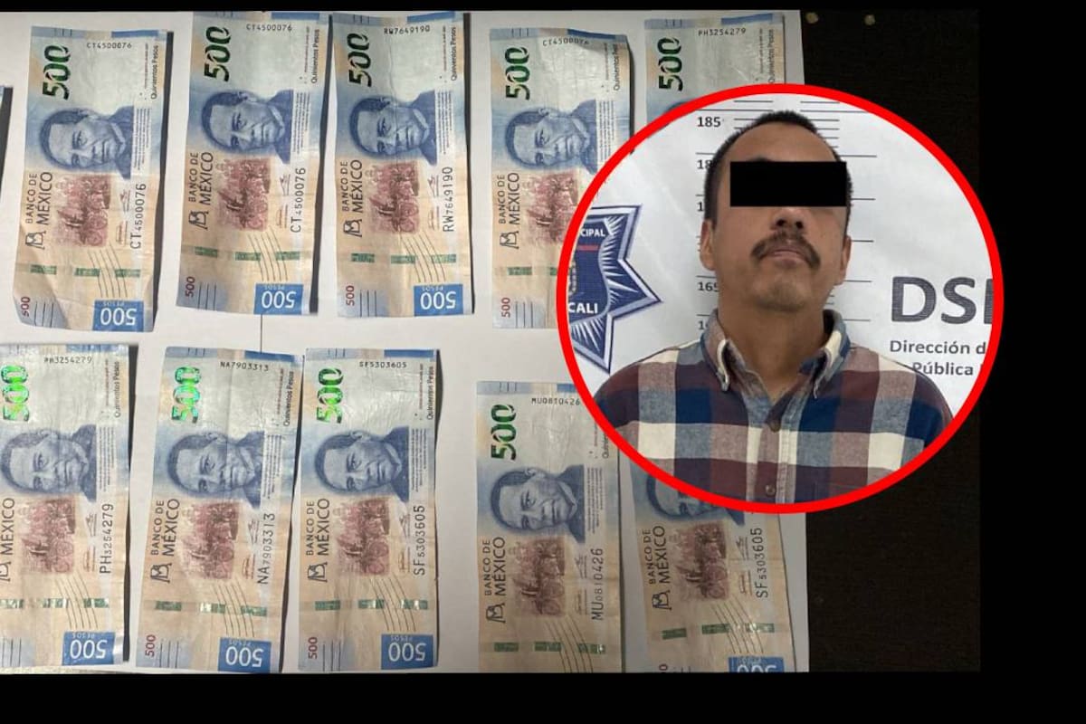 Billetes falsos destapan consumo de casi cinco mil pesos en bar de Mexicali