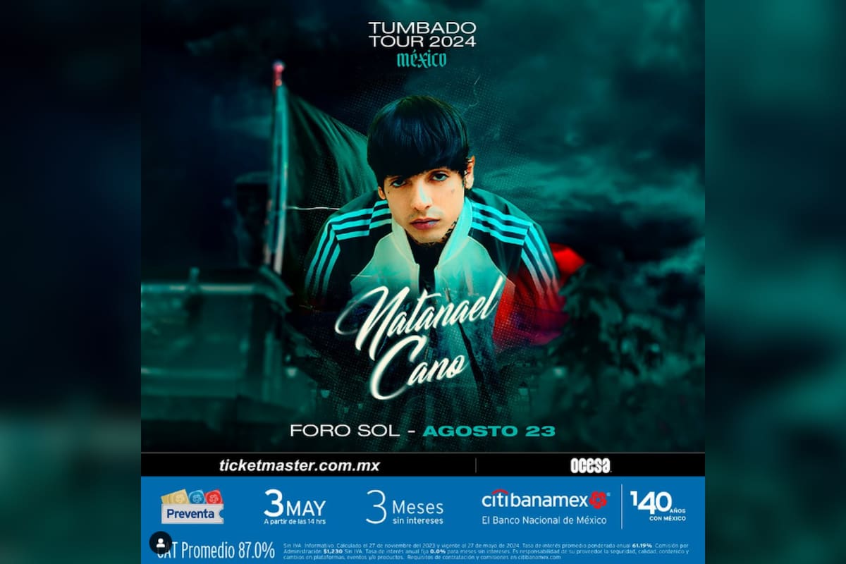 Natanael Cano se presentará por primera vez en el Foro Sol