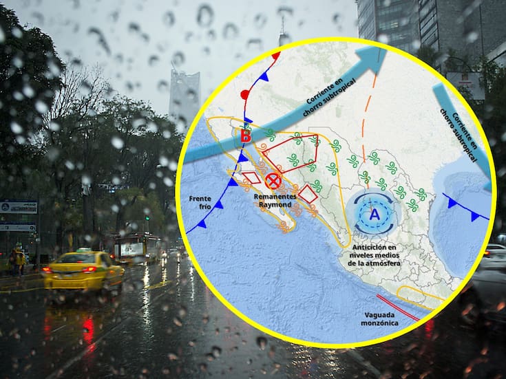 Fuertes tormentas con lluvias para mañana sábado y domingo en estas ciudades