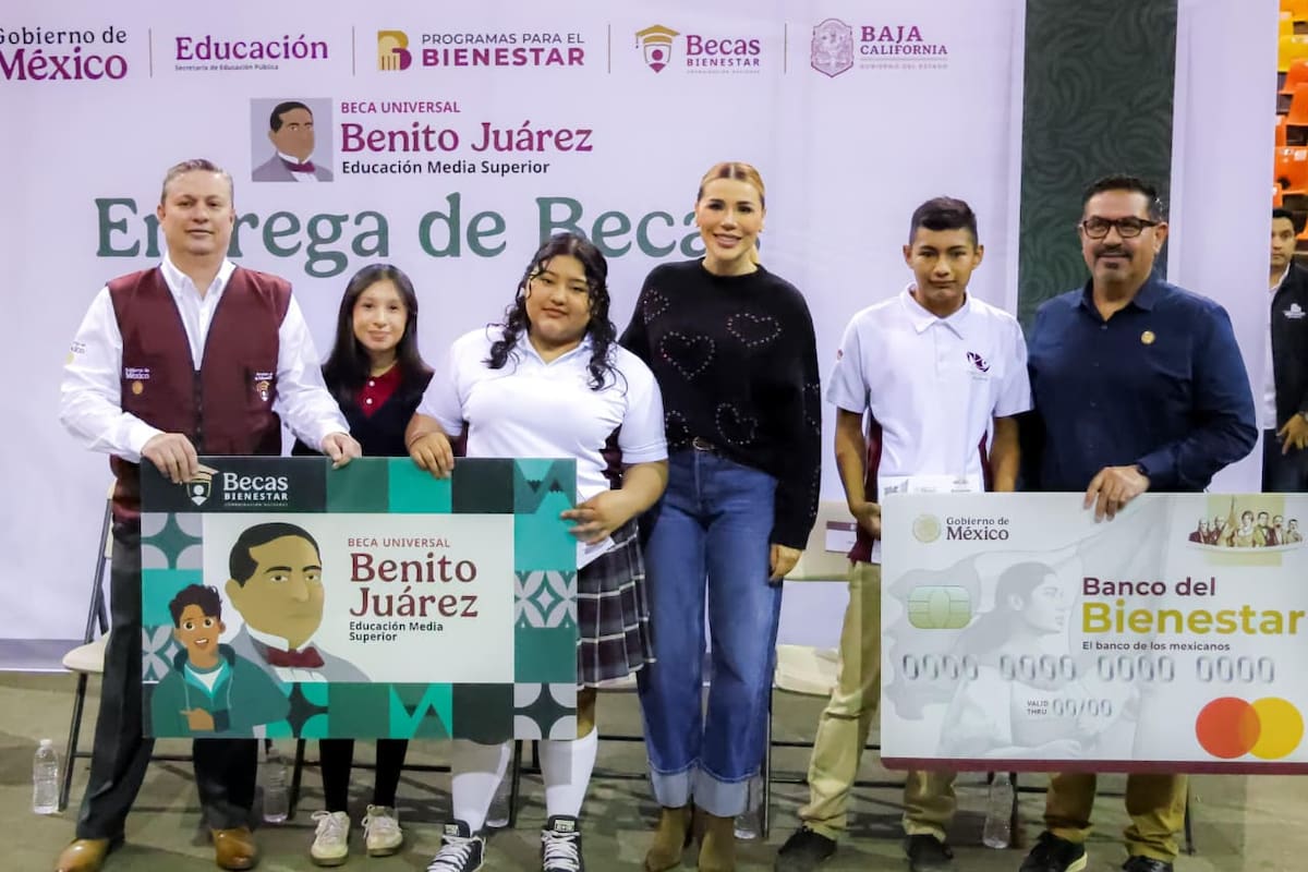 Beca Benito Juárez fortalece permanencia escolar en BC: Marina del Pilar