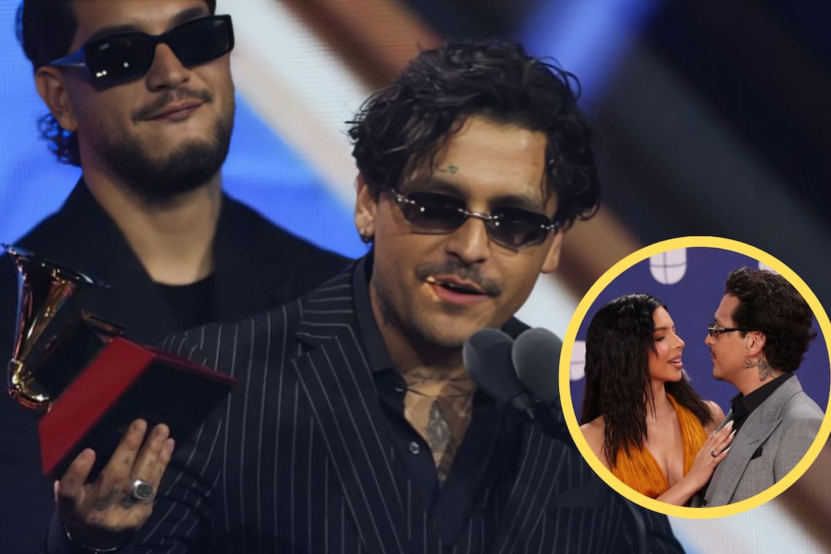 Christian Nodal explica por qué no agradeció a Ángela Aguilar cuando ganó su Latin Grammy: “He estado muy cansado”