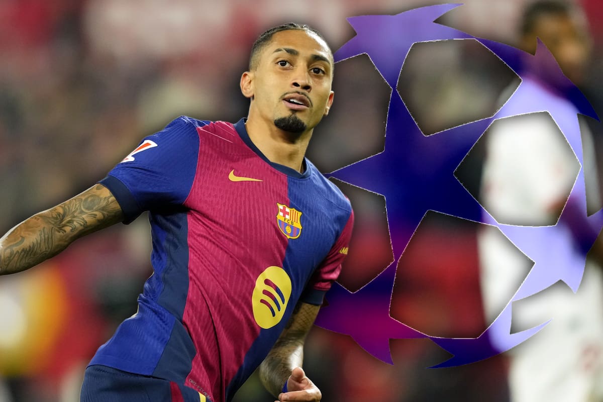 Raphinha rompió un récord histórico en la Champions League