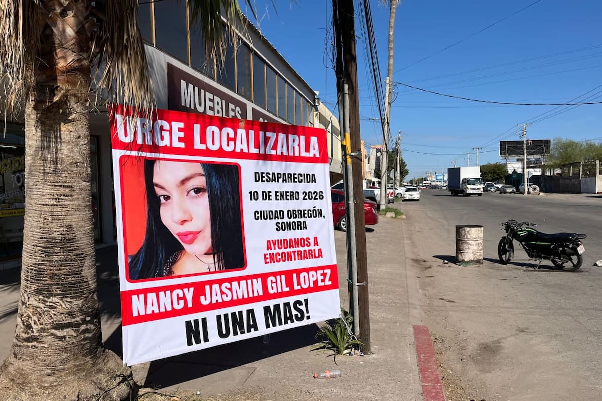 Mantienen bloqueos en Cajeme en exigencia de la localización de Nancy Gil, madre de familia, de 28 años que fue privada de la libertad