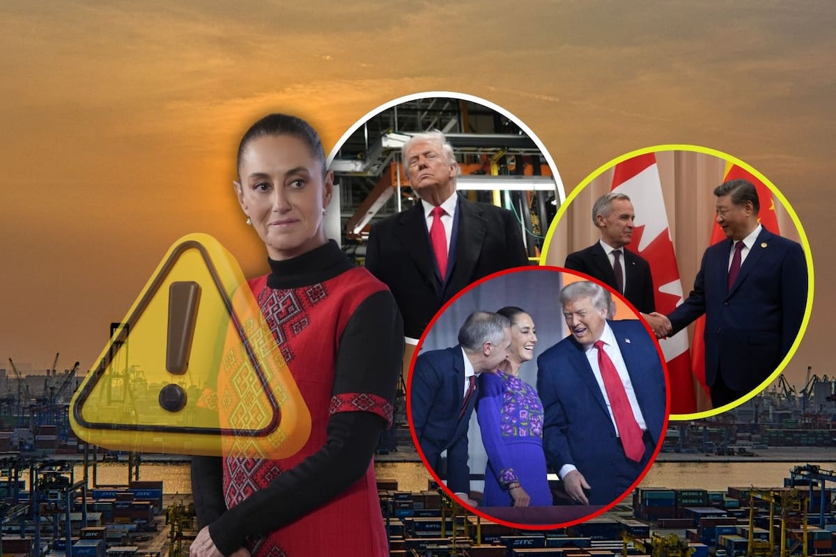Mientras Sheinbaum le sigue apostando al T-MEC para enfrentarse a China, Trump tachó el tratado de “irrelevante” y Canadá ya entrelazó relación con el gobierno chino al llamarlo “socio estratégico”