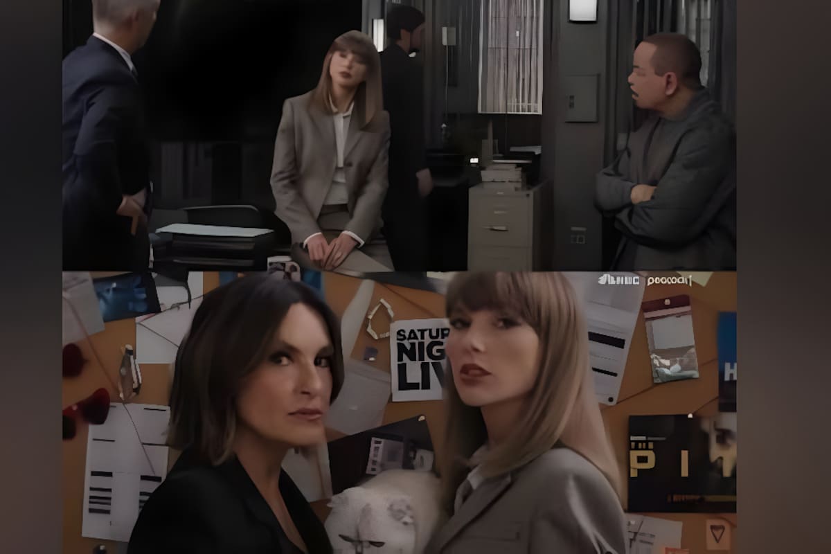 Taylor Swift encarnó a una detective recreando sketch de “La ley y el orden” en los Emmy