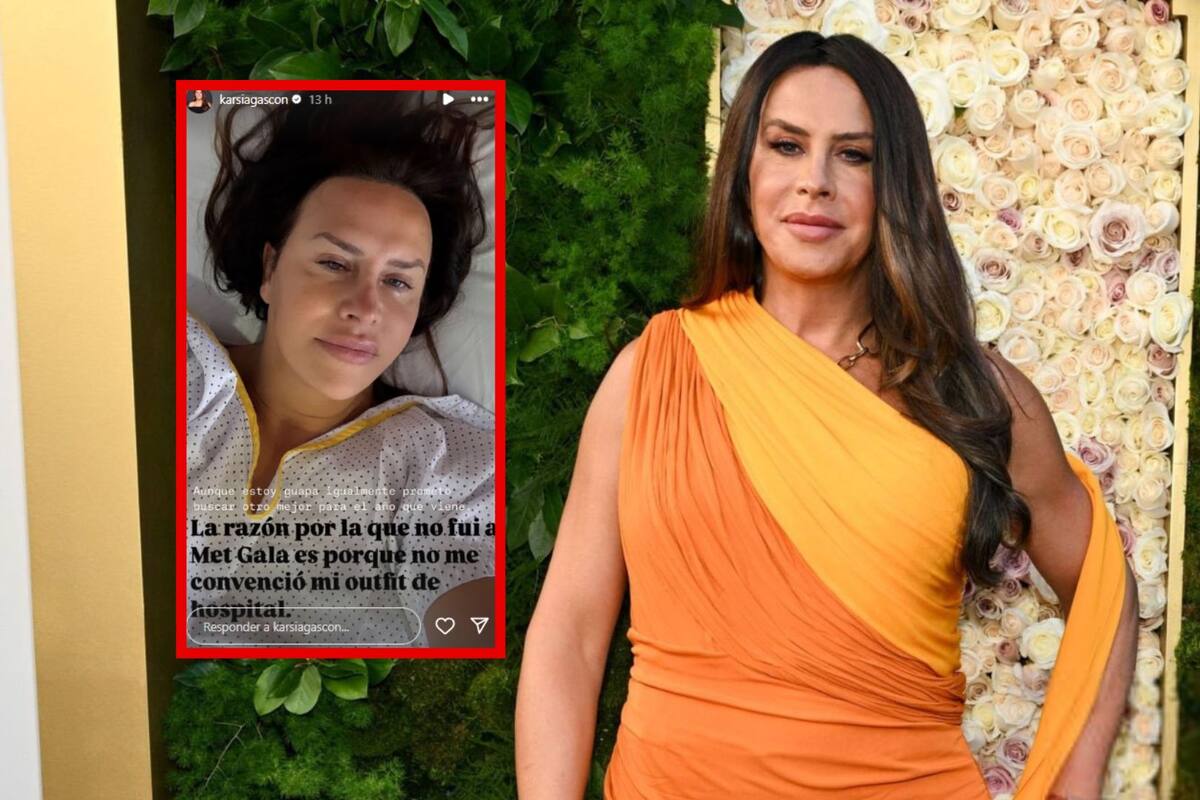 Karla Sofía Gascón preocupa a sus seguidores tras compartir foto desde el hospital