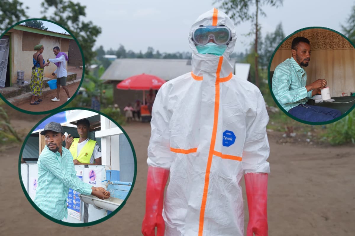 Un trabajador sanitario combate el ébola en el Congo sin cobrar desde mayo y aun así camina 13 kilómetros para llegar al hospital cuando se queda sin dinero para gasolina