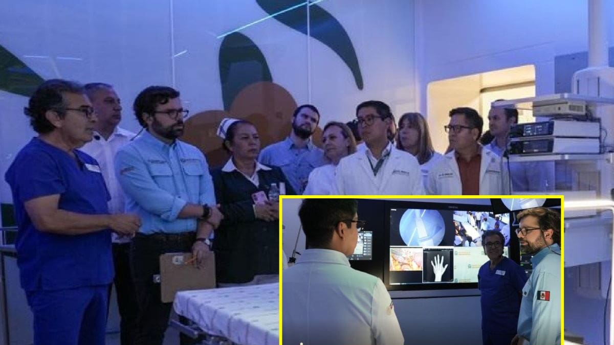 IMSS-Bienestar inaugura el primer quirófano inteligente del país; permitirá cirugías con apoyo robótico y atención a distancia