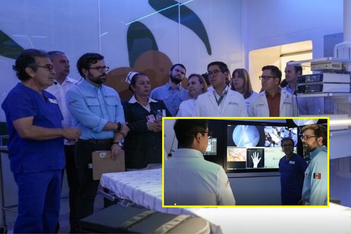 IMSS-Bienestar inaugura el primer quirófano inteligente del país; permitirá cirugías con apoyo robótico y atención a distancia
