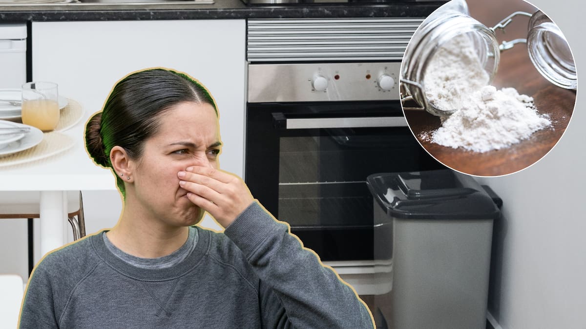 Si el bote de basura de tu cocina huele mal, utiliza este remedio con bicarbonato de sodio para neutralizar los olores