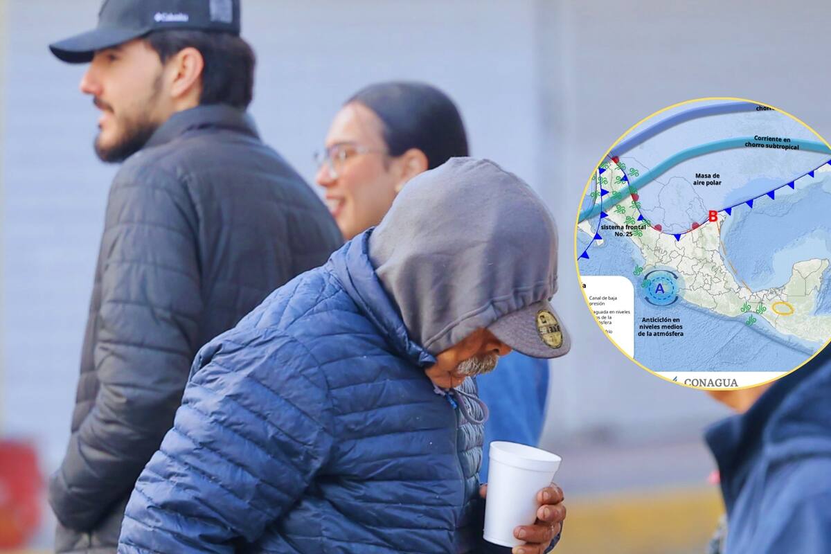 Frente frío 25 trae lluvias y caída de nieve o agua nieve en estos estados de México hoy lunes 27 de enero