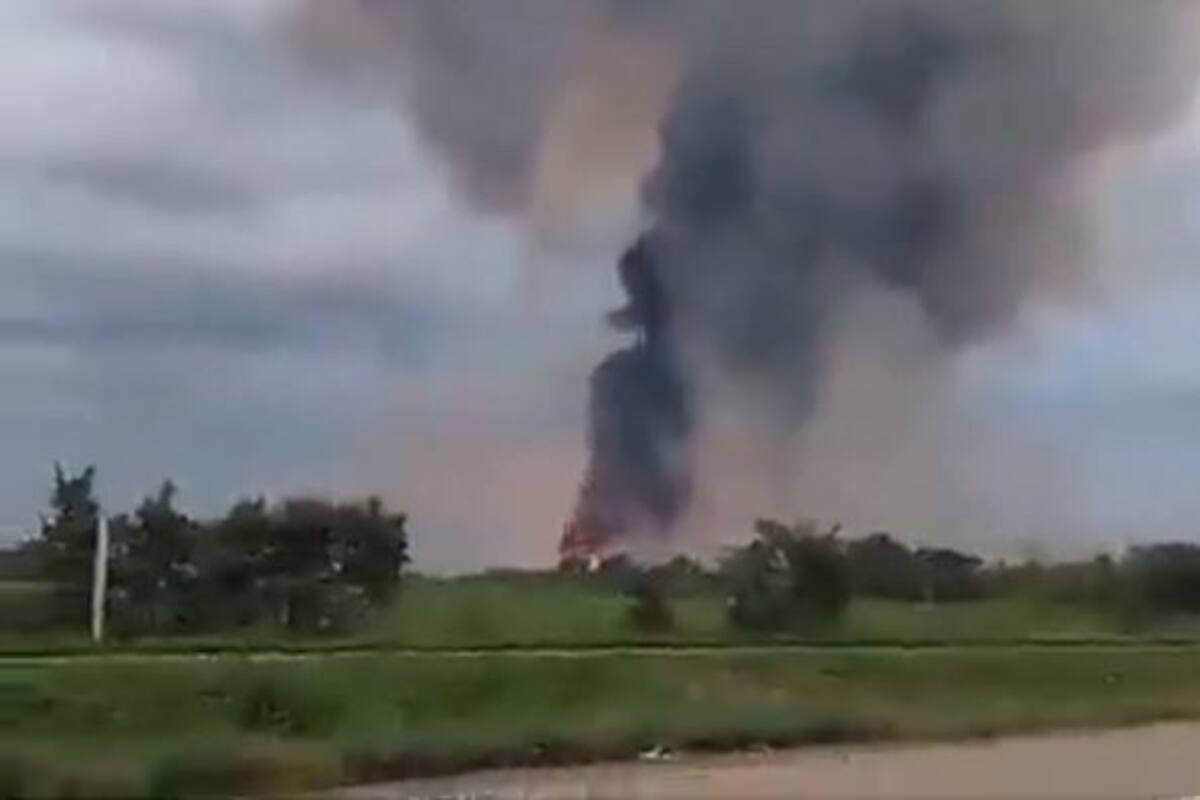 Tabasco: Explosión en ducto de Pemex deja un muerto; desalojan a 100 personas
