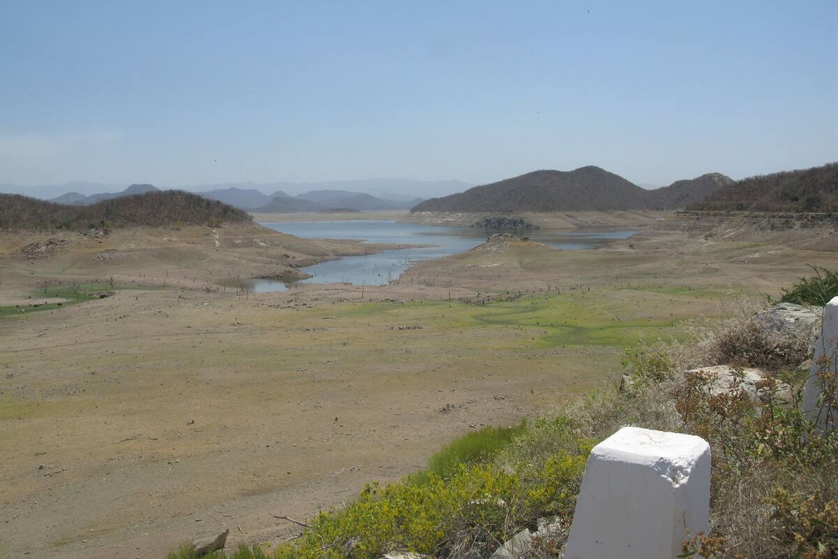 Sequía en Sonora: Se encuentra Presa “El Mocúzarit” en uno de los niveles más bajos de su historia