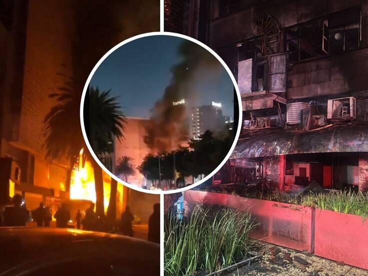 Incendio en restaurante La Soldadera frente al Monumento a la Revolución en la CDMX deja decenas de evacuados