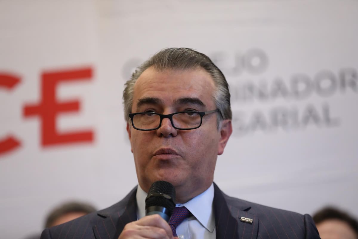 Imagen de archivo del presidente del Consejo Coordinador Empresarial (CCE), Francisco Cervantes Díaz. EFE/Sáshenka Gutiérrez