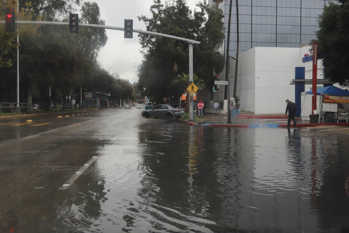 Lluvias intensas en Tijuana llegarán a partir de noche del lunes