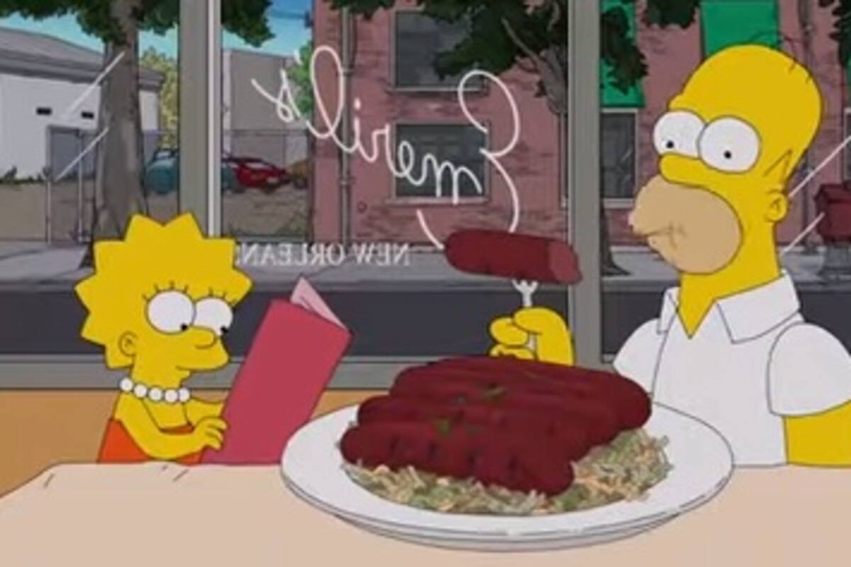 VIDEO: Fans de Los Simpson recrean una 'apetitosa' escena de la serie