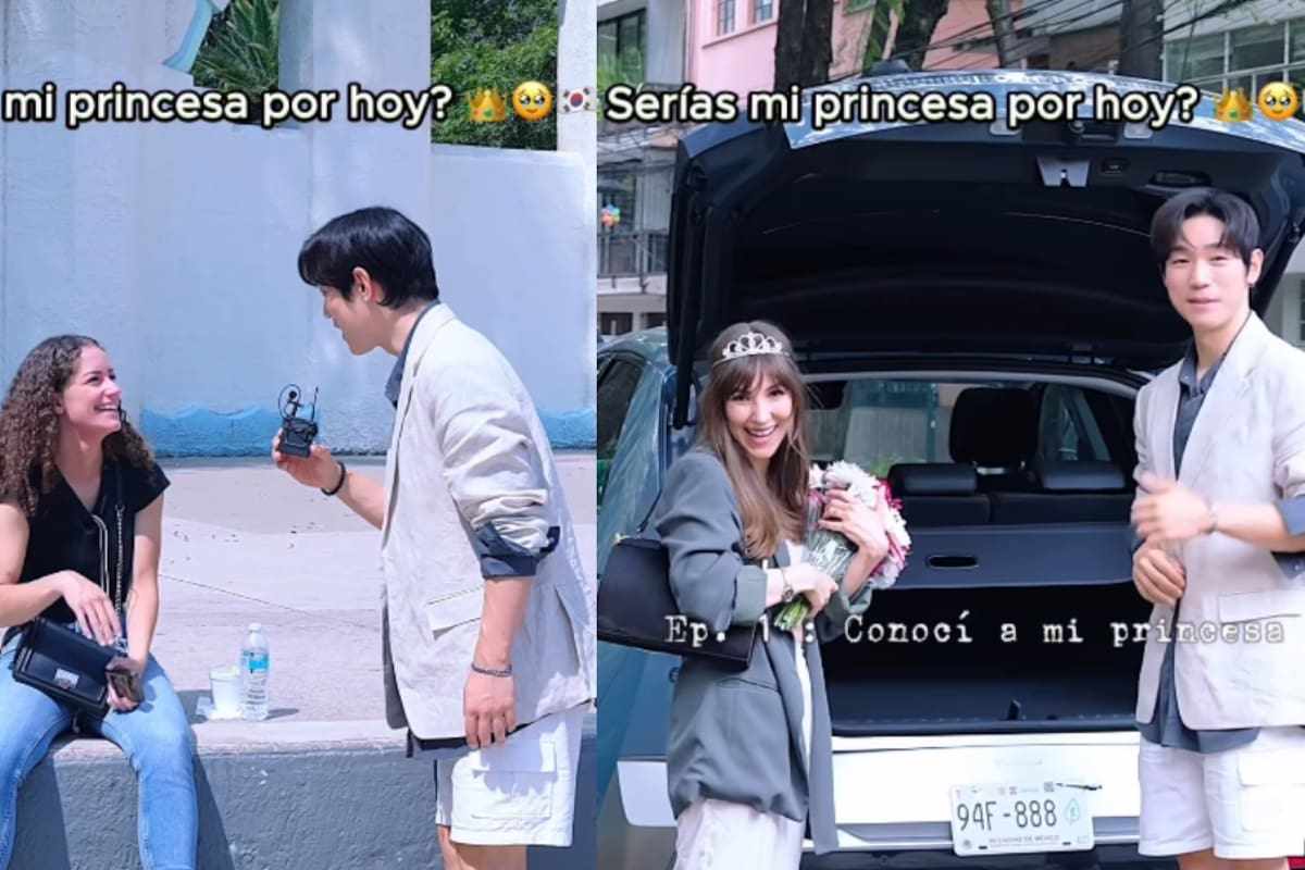 “Les da su momento de K-drama”: joven coreano pregunta a mujeres si quieren ser su princesa por un día y se vuelve viral
