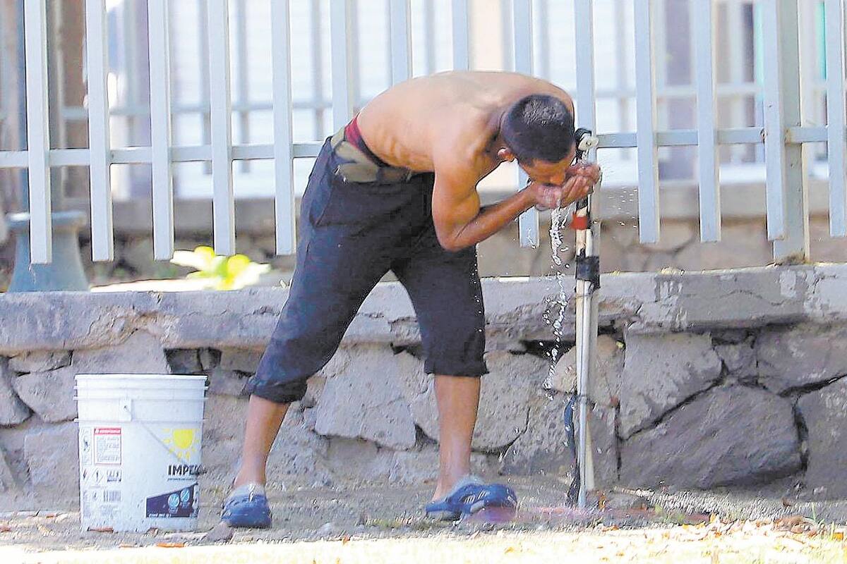 Estiman aumente consumo de agua a 5 mil litros x seg.