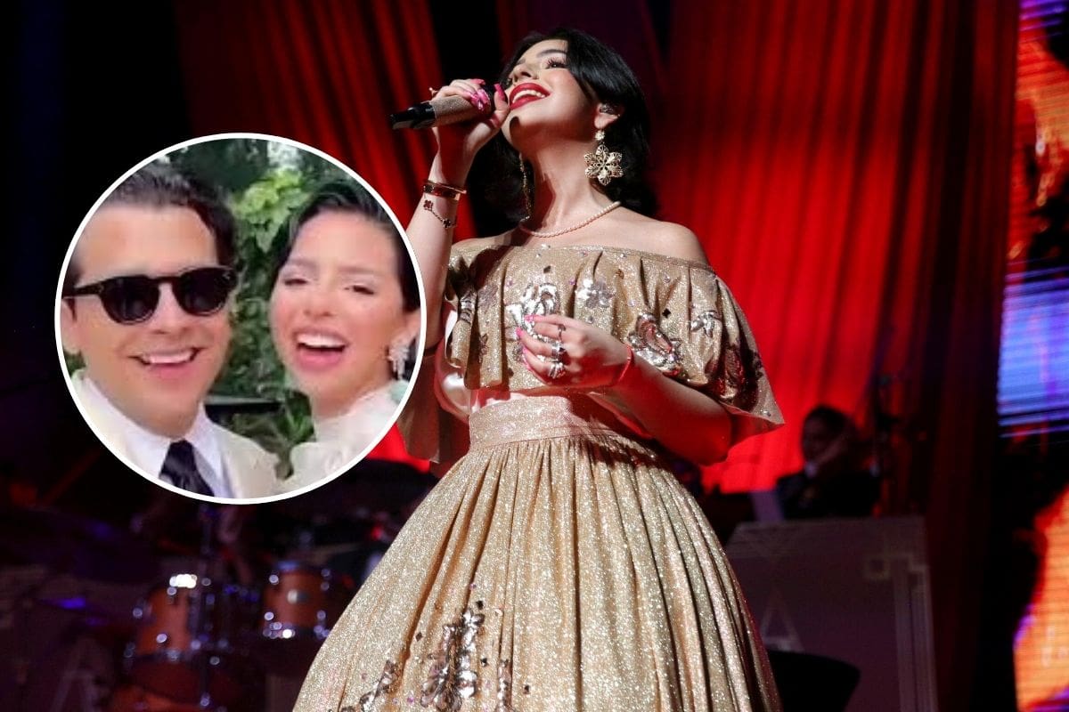 Ángela Aguilar se burla de sí misma y grita: “AMAAR” durante concierto