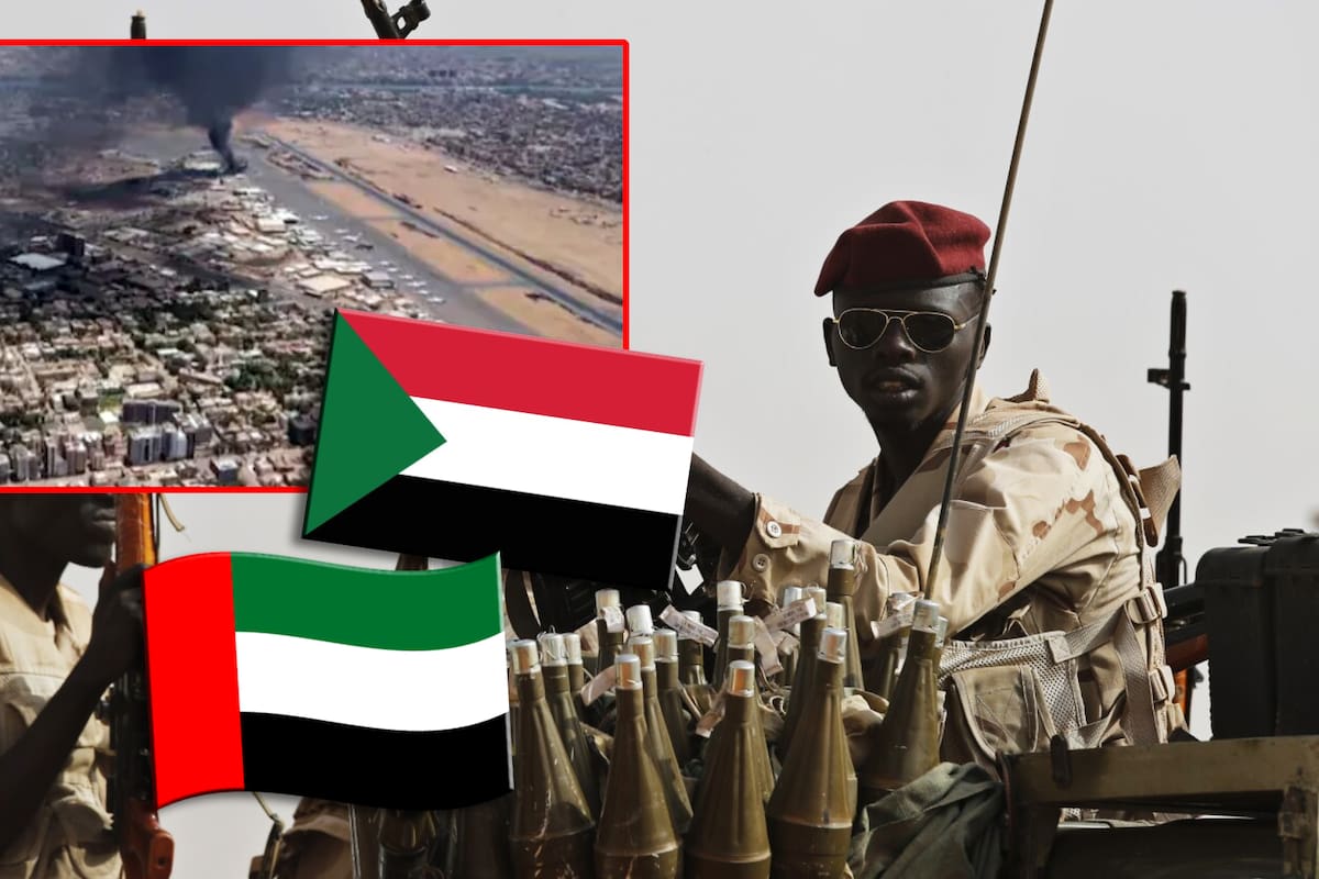 Sudan lanza ataque contra avión con 40 mercenarios colombiados enviados por los Emiratos Árabes; “Acusaciones infundadas”, funcionario emiratí niega reportes