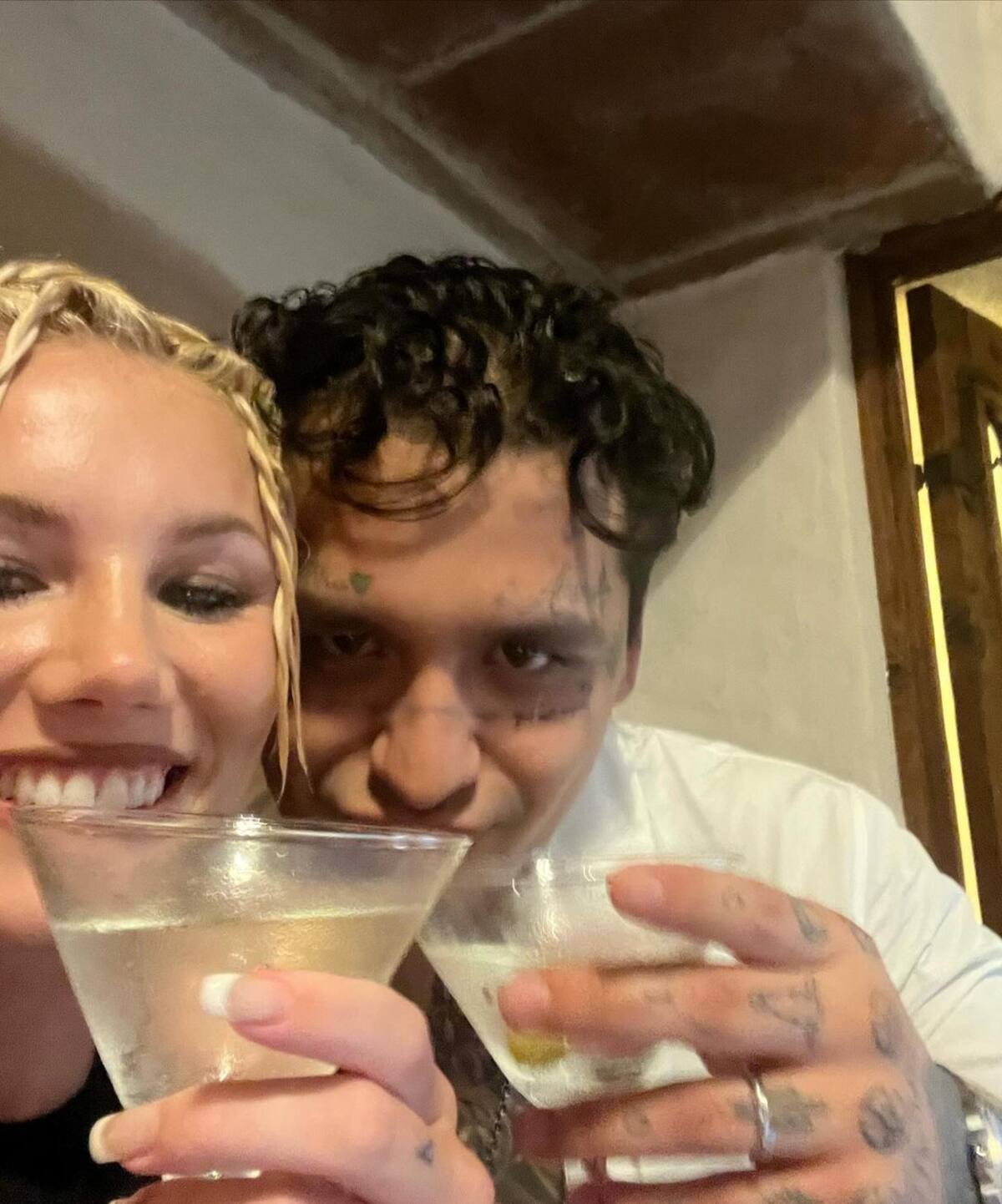 Monica Corgan y Christian Nodal / Instagram: @monicac0rgan